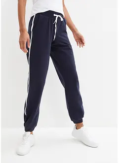 Pantaloni da jogging in cotone alla caviglia, bonprix