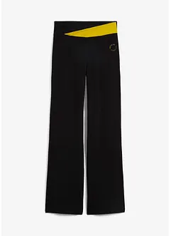 Pantaloni sportivi in cotone, svasati, bonprix
