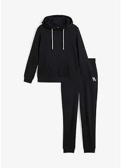 Tuta sportiva con cotone (set 2 pezzi), bonprix