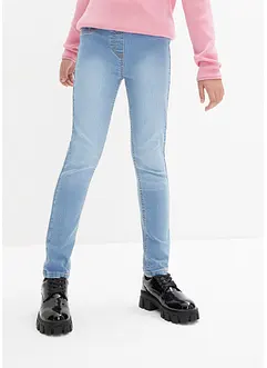 Jeggings a vita media (pacco da 2), bonprix