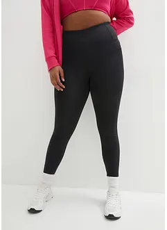 Leggings sportivi con inserti in mesh, ad asciugatura rapida, bonprix