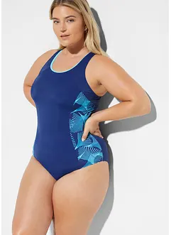 Costume intero con inserti laterali, bonprix