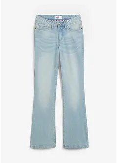 Jeans elasticizzati bootcut, mid waist, bonprix