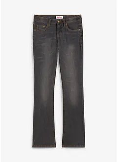 Jeans elasticizzati bootcut, vita media, bonprix