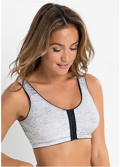 Reggiseno con chiusura anteriore senza ferretto con cotone biologico (pacco da 2), bonprix