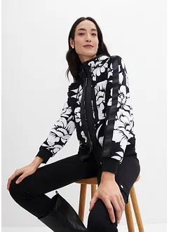 Felpa con zip e cotone, bonprix
