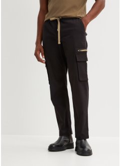 Pantaloni cargo con elastico in vita loose fit, straight, RAINBOW