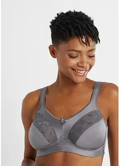 Reggiseno contenitivo senza ferretto con spalline imbottite (pacco da 2), bonprix
