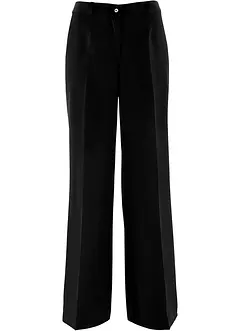 Pantaloni elasticizzati con cinta comoda, flared, bonprix