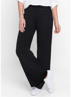 Pantaloni elasticizzati con cinta comoda, flared, bpc bonprix collection