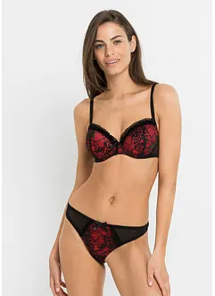 Reggiseno con coppe preformate con ferretto e perizoma (set 2 pezzi), bonprix