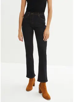 Jeans elasticizzati straight, a vita media, bonprix