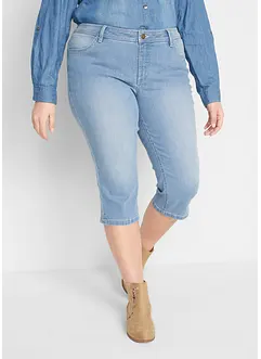 Jeans capri elasticizzati comfort (pacco da 2), bonprix