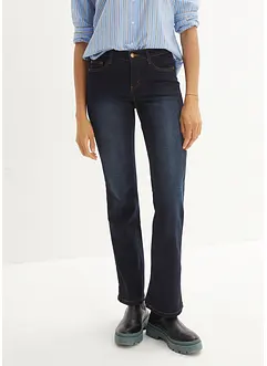 Jeans elasticizzati bestseller con effetto modellante, bootcut, bonprix