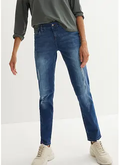 Jeans elasticizzati boyfriend, vita media, bonprix