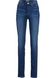 Jeans slim elasticizzati, vita media, bonprix