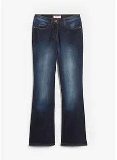 Jeans elasticizzati bootcut, vita media, bonprix