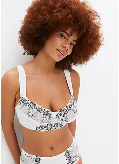 Reggiseno senza ferretto (pacco da 2) con poliammide riciclata, bonprix