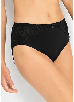 Slip alto con pizzo (pacco da 2), bonprix