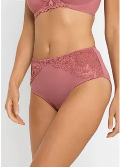 Slip alto con pizzo (pacco da 2), bonprix
