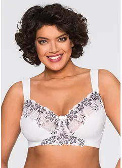 Reggiseno senza ferretto (pacco da 2) con poliammide riciclata, bonprix