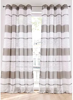 Tenda con stampa a righe con poliestere riciclato (pacco da 1), bonprix