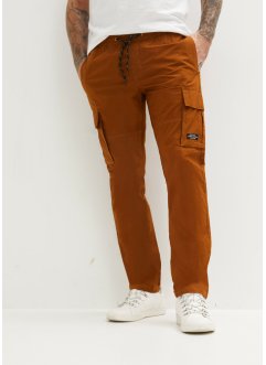 Pantaloni cargo con elastico in vita regular fit, straight, bpc bonprix collection