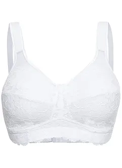 Reggiseno contenitivo senza ferretto con spalline imbottite, bonprix