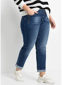 Jeans boyfriend, vita media, bonprix