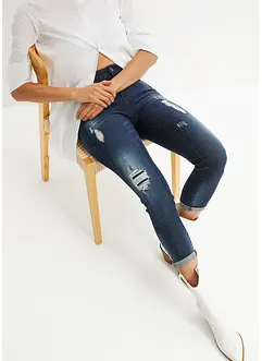 Jeans skinny elasticizzati, vita media, bonprix