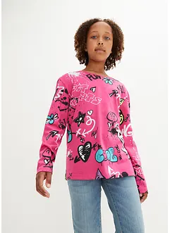 Maglia boxy in puro cotone biologico (pacco da 2), bonprix