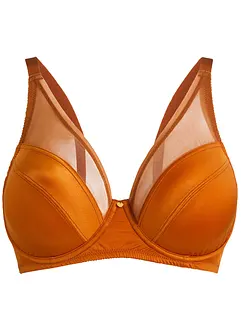 Reggiseno minimizer con ferretto e tessuto lucido, bonprix