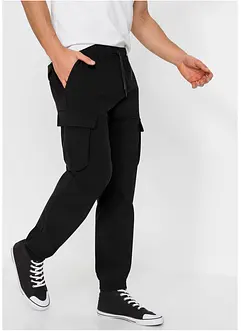 Pantaloni cargo elasticizzati con elastico in vita regular fit, straight, bonprix