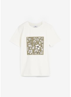 T-shirt con stampa floreale, bpc bonprix collection