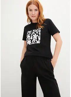 T-shirt con stampa floreale, bonprix