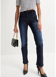 Jeans elasticizzati straight, vita media, bonprix