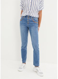 Jeans elasticizzati straight, a vita media, John Baner JEANSWEAR