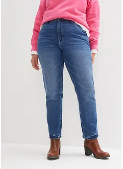 Jeans straight, a vita alta, bonprix