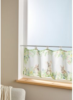 Tenda a vetro con coniglietti stampati, bpc living bonprix collection