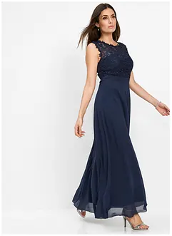 Abito da sera lungo con pizzo, bonprix