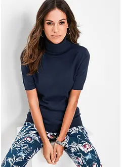 Maglia dolcevita a maniche corte, bonprix