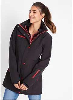 Softshell lungo elasticizzato idrorepellente, bonprix