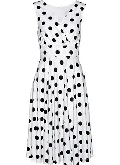 Abito in maglina a pois, bonprix
