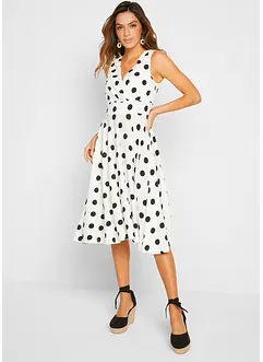 Abito in maglina a pois, bonprix