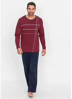 Pigiama con cotone e maniche lunghe, bonprix