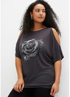 Maglia con cut-out in viscosa, bonprix