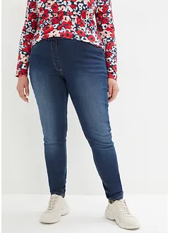 Jeggings di jeans con cinta comoda skinny, bonprix