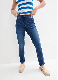 Jeans boyfriend elasticizzati, vita media, bonprix