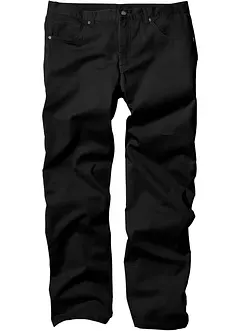 Pantaloni regular fit in twill di puro cotone, straight, bonprix