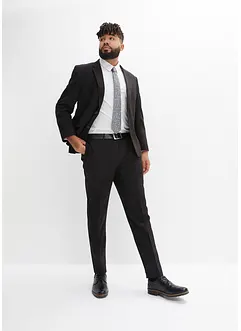 Completo slim fit (4 pezzi) giacca, pantaloni, camicia, cravatta, bonprix